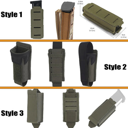 OPHIDIANTAC 5.56/7.62/9mm/AR15/M4 Mag Bag Molle System Lightweight Storage Bag Waistcoat Accessory Pack for hunting gear