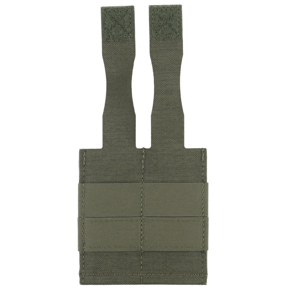 OPHIDIANTAC Lightweight Elastic Double 9MM Mag Pouch Back MOLLE Design for Plate Carrier or Chest Rig