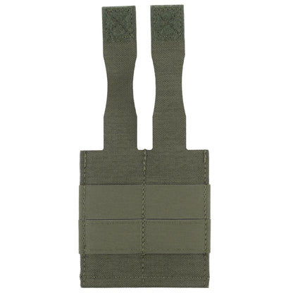 OPHIDIANTAC Lightweight Elastic Double 9MM Mag Pouch Back MOLLE Design for Plate Carrier or Chest Rig
