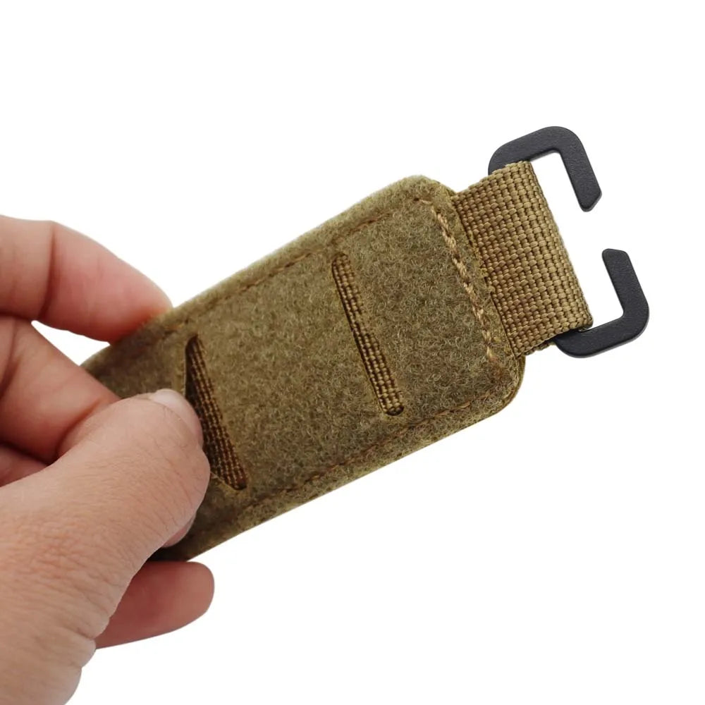 MOLLE Hook-and-Loop Patch Panel Tactical Velcro Attachment Strips for Vest/Backpack