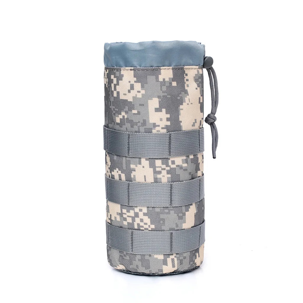 Outdoor Tactical lightweight Water Bottle Bag Pouch Molle Holder Camouflage Travel Camping Cycling Fishing Water Bottle Cover