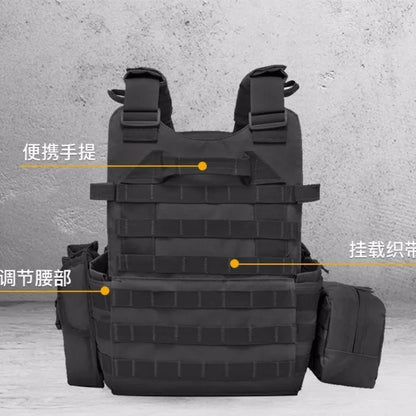Children Nylon Gear Tactical Vest Body Protection Hunting Carrier Children Accessories Pouch Training Camping Kid Camo Vest