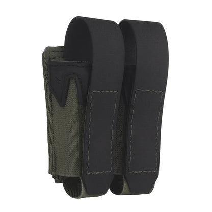 K Type 9MM Tactical Double Mag Pouch MOLLE Agilit Style Pincers Quick Release Pistol Magazine Pouch Multifunction Tool Bags