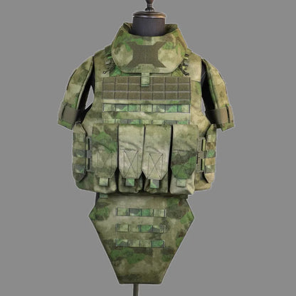 Laser Cutting Full Protective Tactical Vest MOLLE System Quick Removal Of Heavy Waistcoat Outdoor Combat Training Hunting War