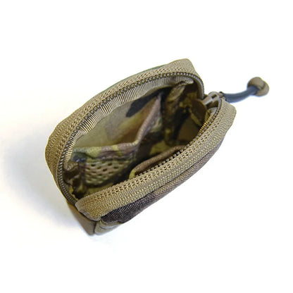 Outdoor Tactical Mini Accessories Pouch for Earphone EDC Key Bag Pouch Coin Purse Wallet Zipper Tool Bag P041