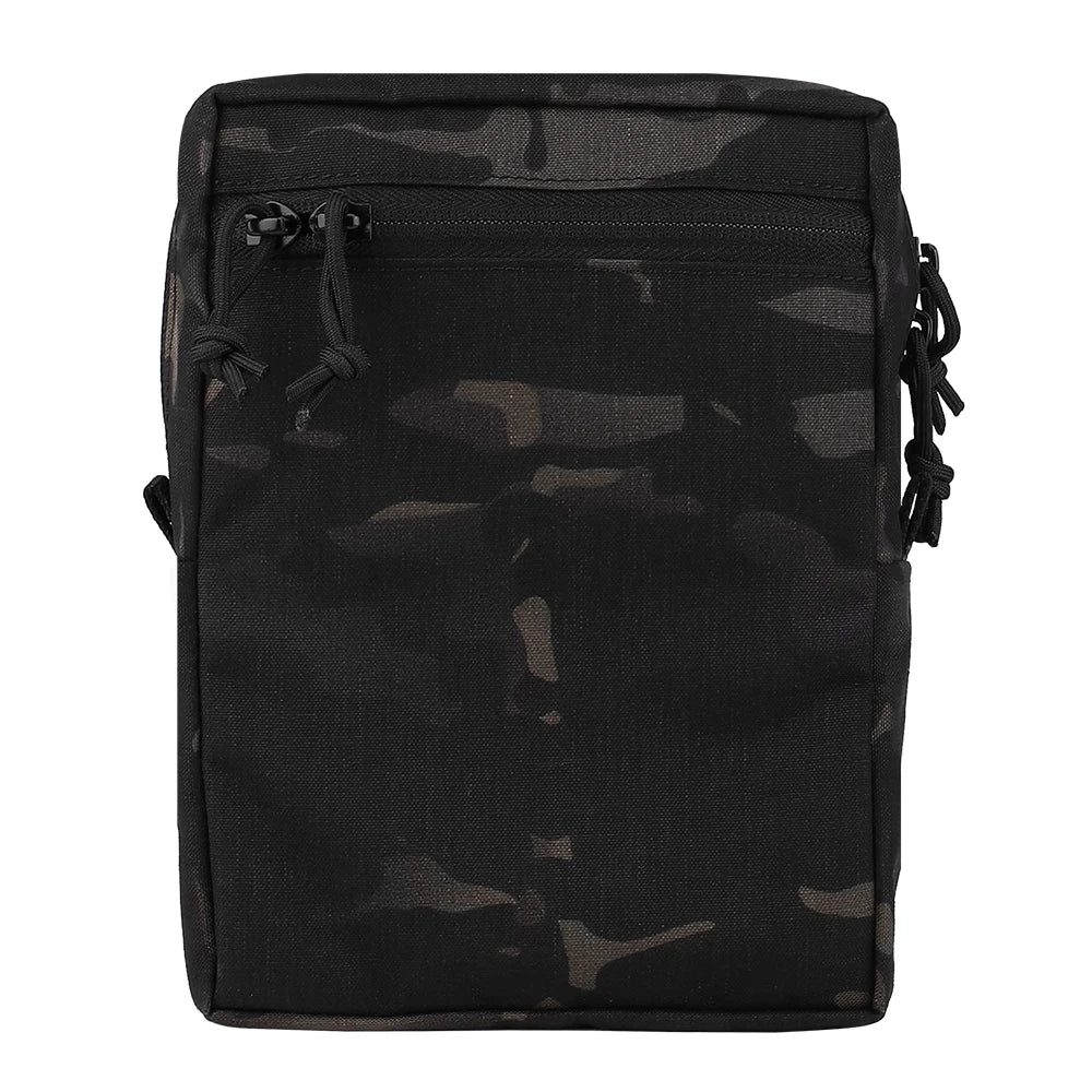 GP Tactical MOLLE Pouch Tall General-Purpose Utility Pack Laser Cut Night Vision Goggles Storage Back Panel Hunting Accessories
