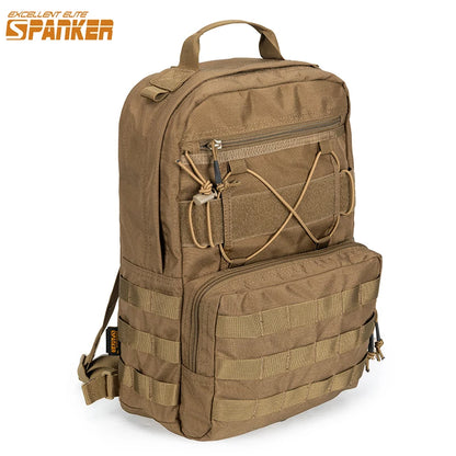 Tactical Hydration Backpack 15L Bladder Bag Hiking Biking Running Backpacks Molle Camping Men's Backpacks(No Water Bag Included)