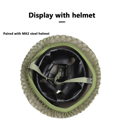 1pcs Tactical Helmet Mesh Cover Air Cushion Helmet Camo Mesh Net Cover For M1 M88 M35 MK1 MK2 Helmet Outdoor Hunting Accessories