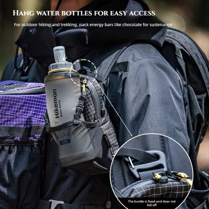 Phone Holder Bag Dyneema Waterproof Outdoor Backpack Hanging Expansion Storage Bag Adjust Strap Pouch for Cycling Hiking Camping