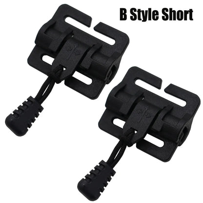 1 Pair Tactical Vest Quick Release Buckle Rapid Open Connector Hunting Vest Cummerbund Shoulder Webbing Connector Accessories