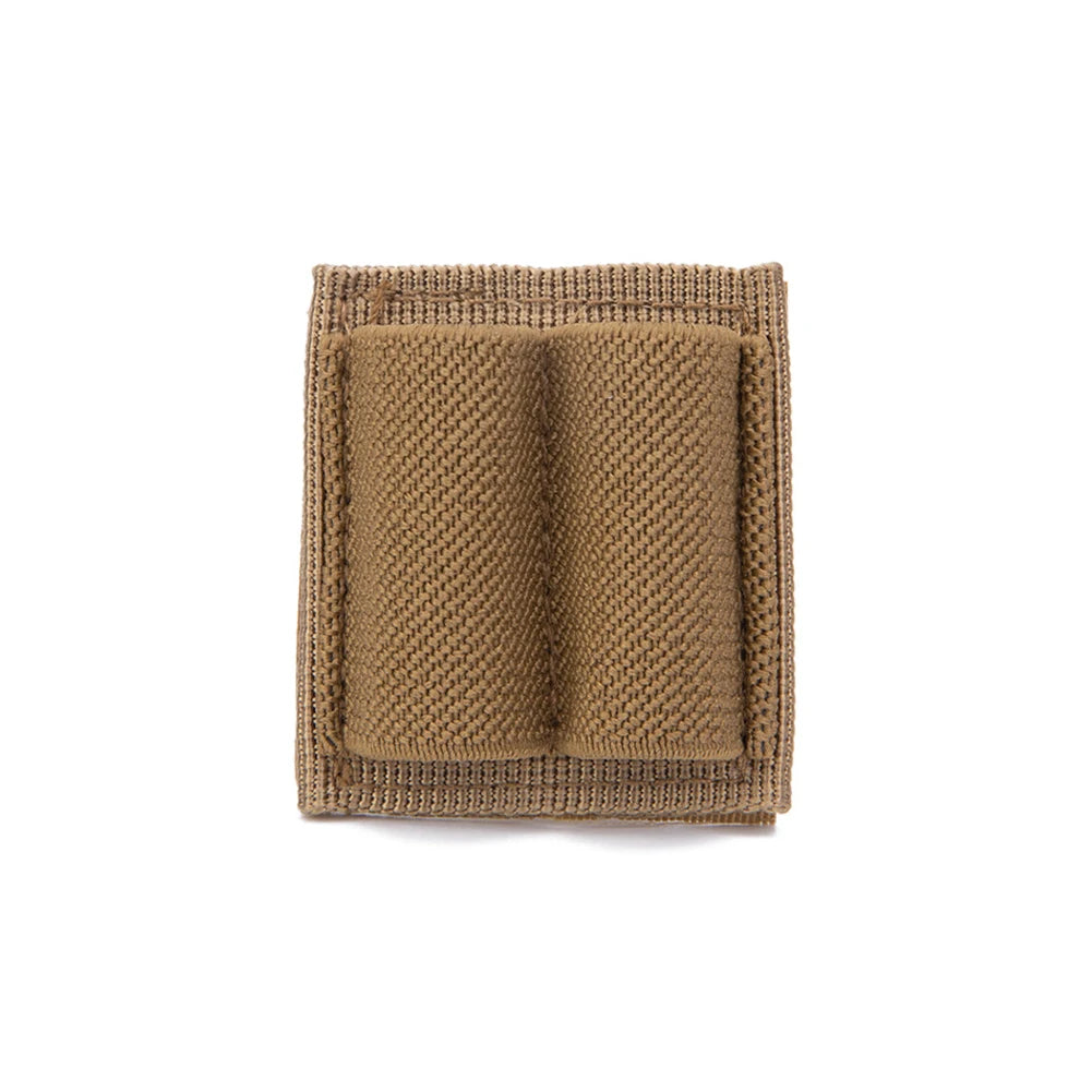 2 Round Bullet Holder for Rifle with Adhesive Backing Sticker, 308 30-06 Ammo Holder for Rifles Side and Buttstock Ammo Pouch