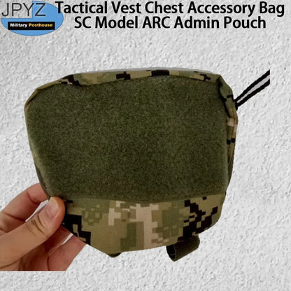 Tactical Vest Chest Accessory Bag SC Model ARC Admin Pouch