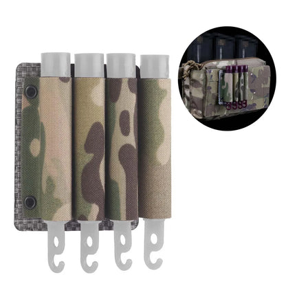 Outdoor Camping Survival Glow Stick Storage Holder Pouch Hunting Vest Plate Carrier Glow-in-the-Dark Stick Molle Bag