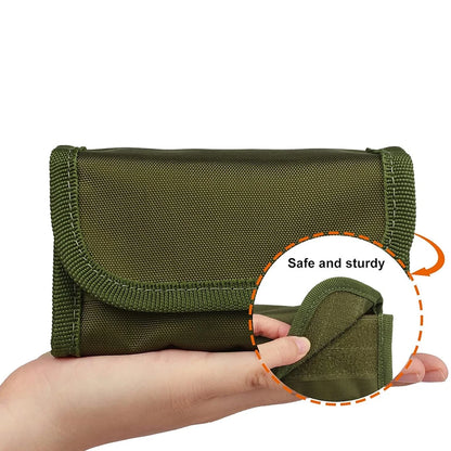 Hunting Ammo Pouch Tactical Waist Bag 10 Rounds Shot Bags Outdoor Shooting Multi-functional Mini EDC Mag Molle Nylon Pouch