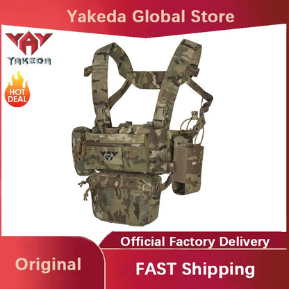YAKEDA Tactical Vest 2026 New Lightweight Outdoor Training Wear-resistant Tactical Vest CS Sports Quick-release Vest