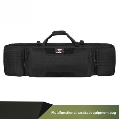Tactical Gun Pack 1000D Double Layer MilitaryFans Wargame Hunting CS Rifle Packaging Storage Bag Outdoor Fishing Bag Case