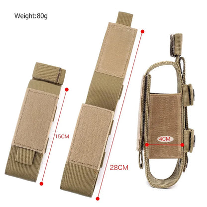 MOLLE Nylon Tourniquet Pouch Holder Flashlight Pouch Torch Holder Case Outdoor Hunting Knife Holster Medical Scissor Packs