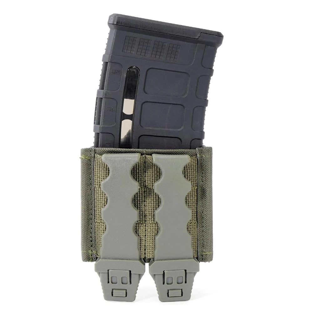 Single Magazine Pouch 5.56mm with MOLLE Magazine Pouch Quick Release Response Compatible Tactical Belts