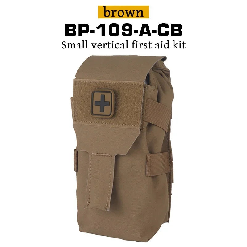 Compact Upright Emergency Organizer Quick-Access Bag with Handle Water-Resistant Molle Hunting Pack