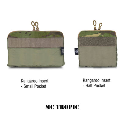 【Tactical Raiders】PI-007 Insert - Small/Half Pocket FERRO Kangaroo Pocket with Built-in Zipped Compartment