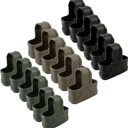 1-12X Outdoor Tactical AK 5.56 Rubber Cage Loop Pull Magazine Rubber Glove Sleeve Cover For M4 M14 M16 Fast Mag Protective Case