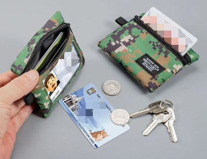 Outdoor Portable Wallet Card Bag, Ultra Light, Fashionable, Sports mini Portable Bag, Credit Card Wallet with Drawstring, Compact Storage Bag