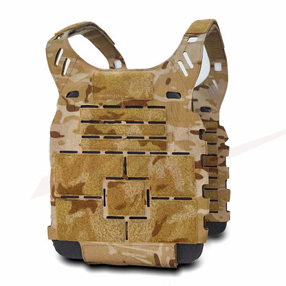ICEPLATE EXO Tactical Vest Body Laser Cut Front And Rear Panels 500d Equipped With Hunting Combat Accessories