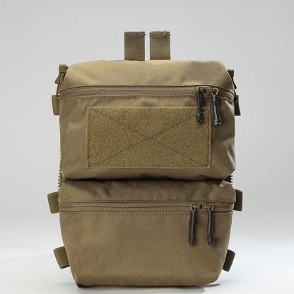 Assault Adapt Banger Back Panel Zip On Rear Pack Tactical Vest GP Pouch Multitools Pocket FCPC V5 Plate Carrier Accessories Bag