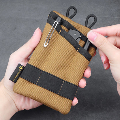 EDC Tactical Tool Bag Foldable Mini EDC Pouch Sundries Bag Phone Pouch Key Card Case Organizer Waist Wallet Molle Shoulder Bag