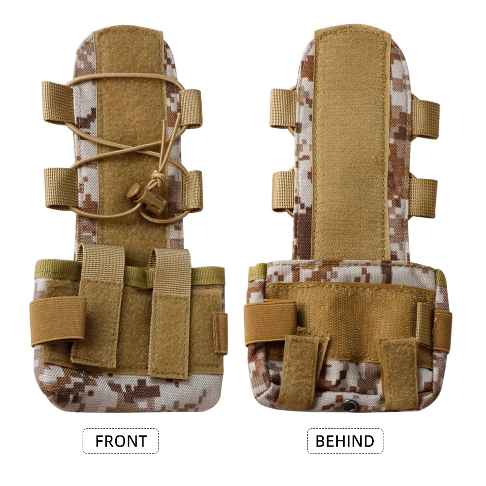 MK2 Tactical Helmet Counterweight Battery Pouch, Fast Helmet Battery Pack Accessories for Airsoft Hunting Outdoor Sports