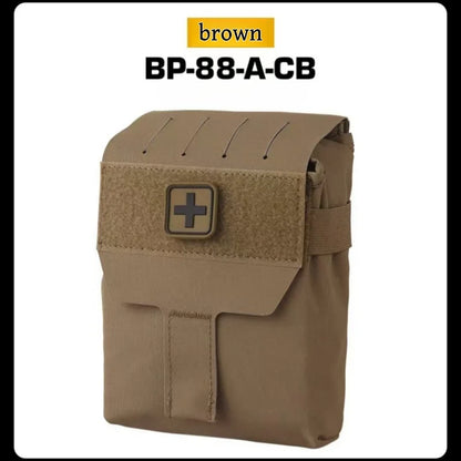Molle bag for trauma first aid, suitable for car home travel, hiking and camping, emergency life-saving equipment