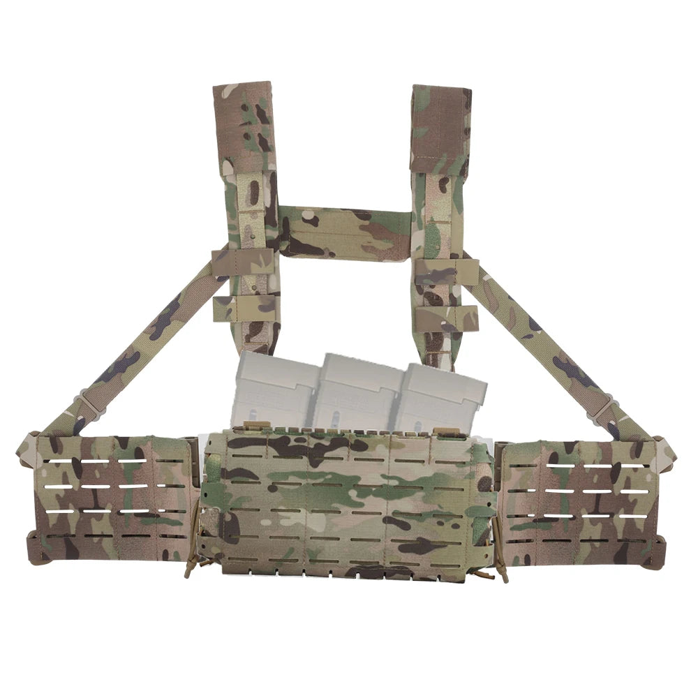 Tactical ARC Chest Rig Placard V3 Kit Quick Release Hunting Vest MOLLE System 5.56 Triple Magazine Pouch Shooting Airsoft Gear