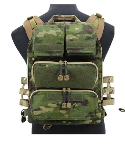 Tactical Mag Pouch Bag, Zip Panel Mag Pouch, NG Version for AVS JPC2.0, CPC Vest, MOLLE Bags 3107