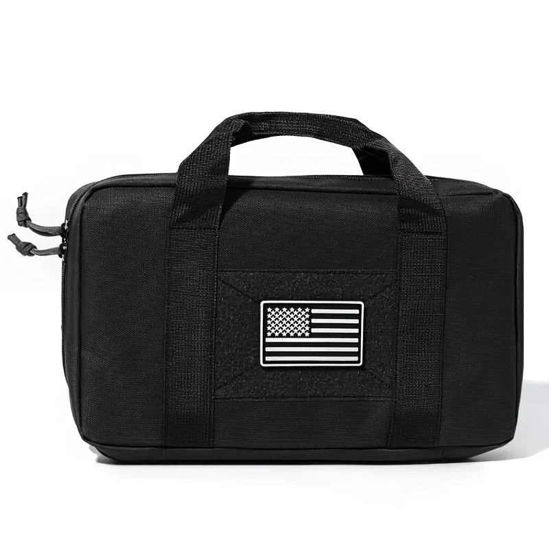 Tactical Pistol Gun Case,Airsoft Pistol Pouch， Padded Handgun bag Double Pistol Wallet  Rectangle Handgun Pouch