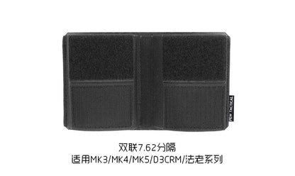 Quadruple Double Triple 556 762 Mag Pouch Elastic Separation Tool Insert Pouch for SS Tactical Vest