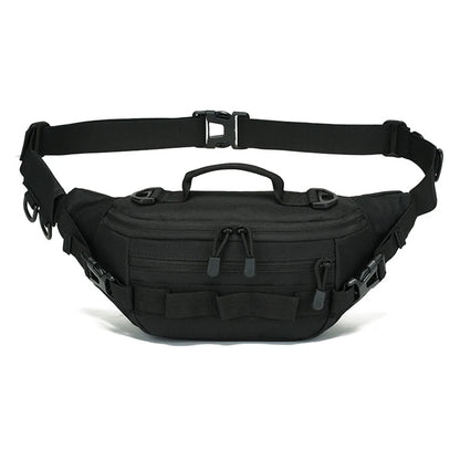 Outdoor storage waist bag, portable waist and shoulder dual-use multifunctional expansion bag, hiking and cycling bag