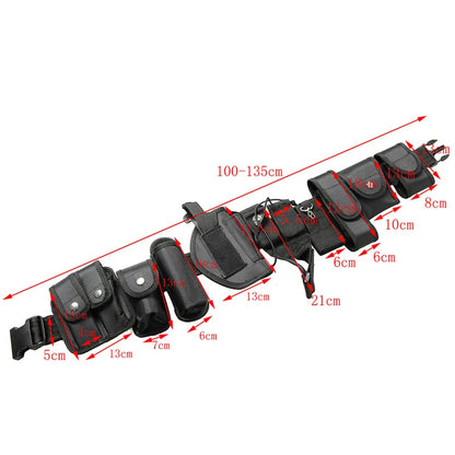 10 in 1 seat belt multifunctional tool kit outdoor hiking training belt cover