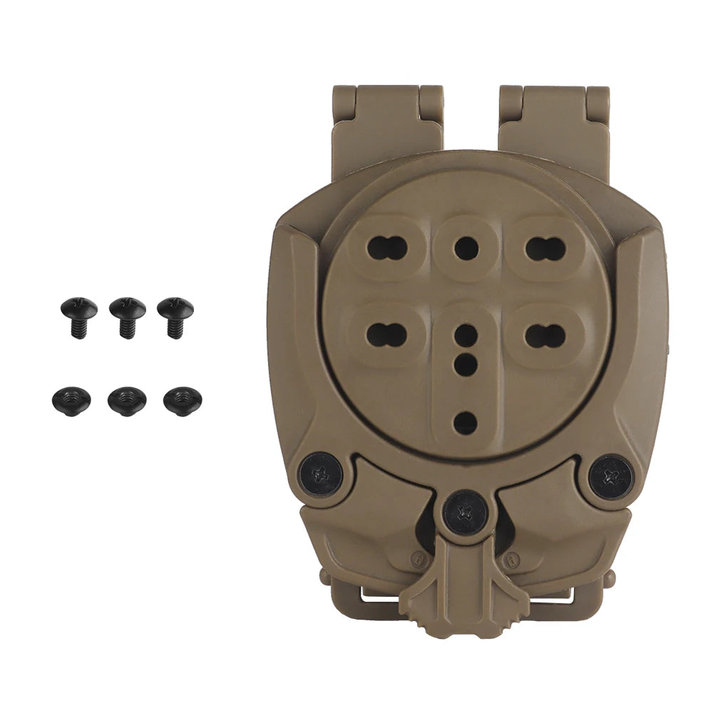 Tactical Holster 360 Degree Revolve Hunting Pistol Mounting Adapter Modular  Shooting Holster Accessories