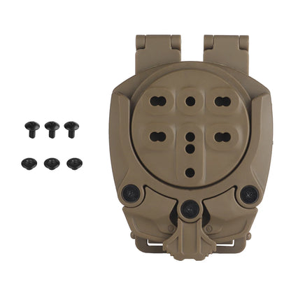Tactical Holster 360 Degree Revolve Hunting Pistol Mounting Adapter Modular  Shooting Holster Accessories