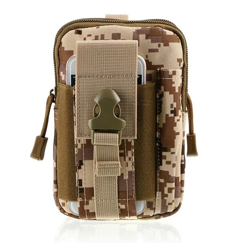 Outdoor Sport Tactical Pouch Waist Bag Hiking Climbing Camping Belt Bag Running Travel Hunting Small Pocket