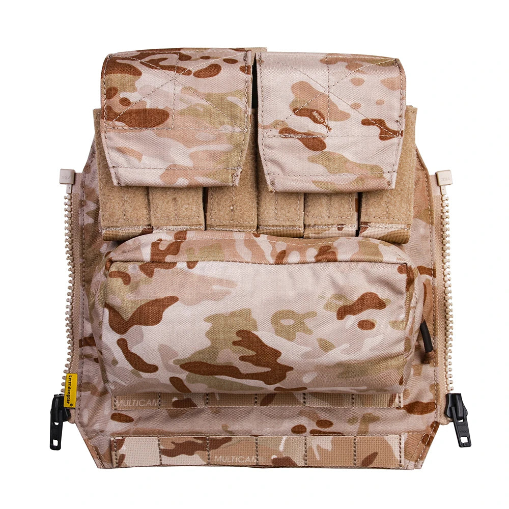 Emersongear Tactical Back Pack Zip Panel For MVS FPC LPC Hunting Vest Plate Carrier Backpack Modular Mag Pouch Nylon EM9286
