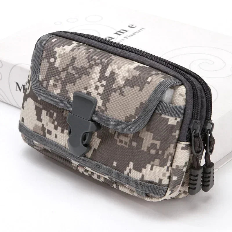 6.5-Inch Nylon Tactical Molle Bag Waistband Waist Bag Pocket Outdoor Phone Bag Waterproof Molle Edc Pouch
