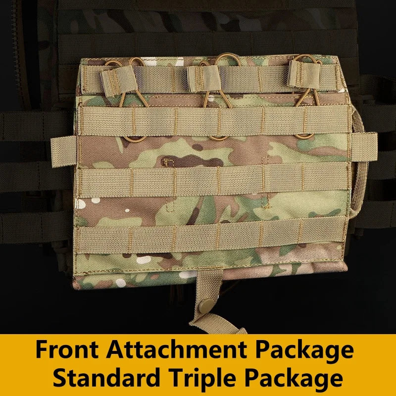 Outdoor Vest Front Accessory Package Standard Triple Pack Outdoor Equipment MOLLE Expansion Pack Carefully Selected Material