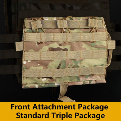 Outdoor Vest Front Accessory Package Standard Triple Pack Outdoor Equipment MOLLE Expansion Pack Carefully Selected Material