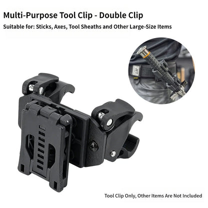 Multi‑Purpose Quick Detachable Adjustable Carry Holster for Stick, Sword, Axe, Portable Outdoor Emergency Survival Sheath