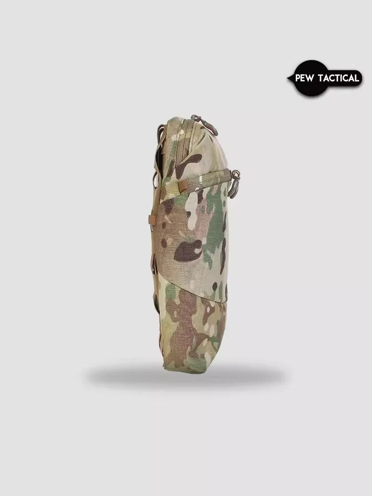 PEW TACTICAL Ferro Style General Purpose Pocket - 12x5 Vertical Debris Bag Molle Backboard Accessory Set PH82