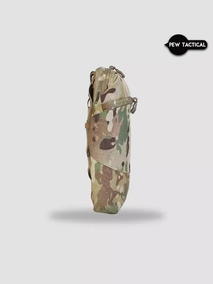 PEW TACTICAL Ferro Style General Purpose Pocket - 12x5 Vertical Debris Bag Molle Backboard Accessory Set PH82