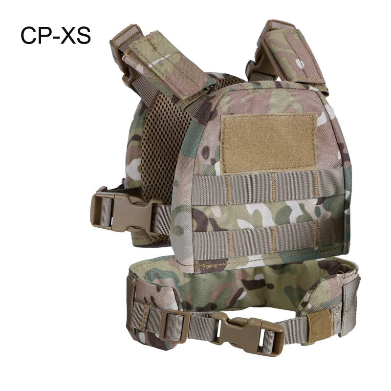 Tactical Kids Vest Military Airsoft Hunting Vest for Children Camouflage Combat Gear Vests Molle Plate Carrier