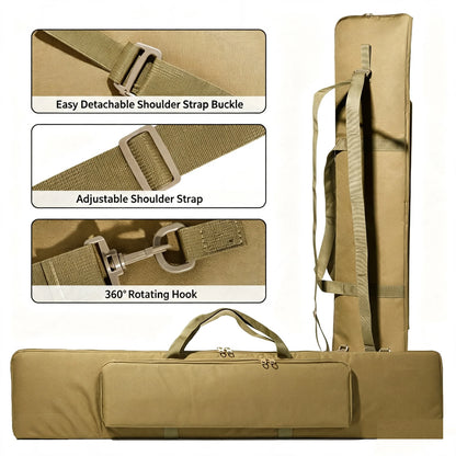 Large Capacity Hunting Rifle Storage Bag Wear-resistant  Tactical Airsoft Gun Carry Case for Outdoor Camping Shooting CS