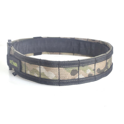 50cm 2 inch Width Ronin Style Tactical Molle Belt Outdoor Hunting Double Layer Belt Molle System Belt